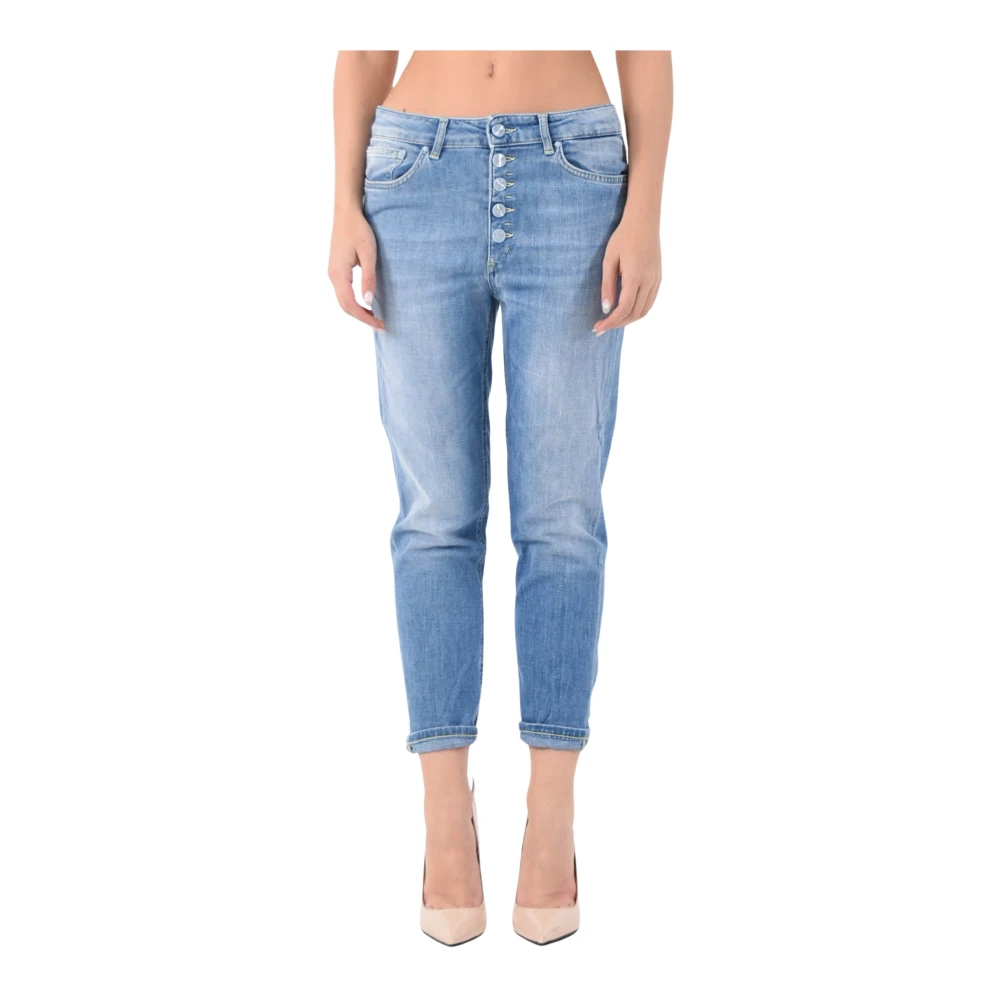 Dondup Cropped Jeans Blue Dames