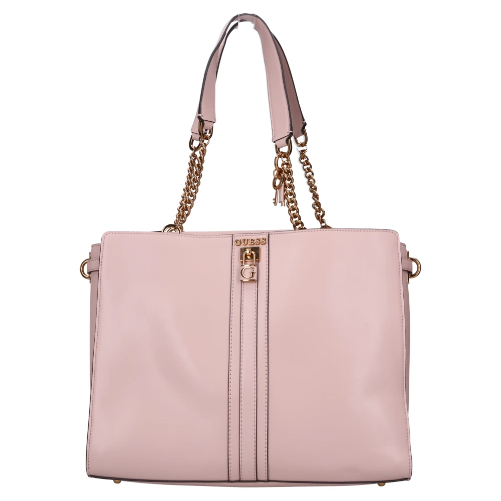 Guess Ecopelle Shopper Pink, Dam