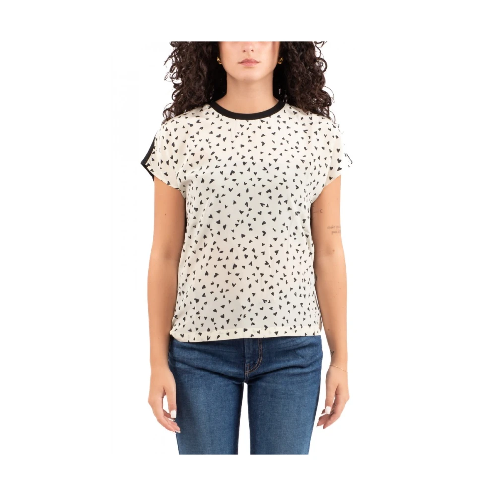 Max Mara Studio Korte Mouw Blouse Multicolor Dames