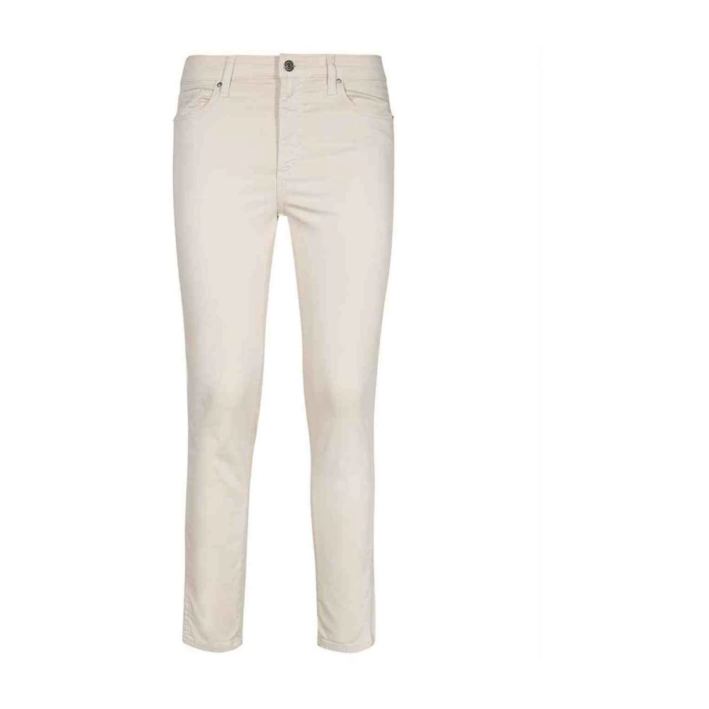 Armani Exchange Stylish Aura Trousers Fantasia Ss23 - Female - Slim Fit Jeans - White - W26 - Jeans