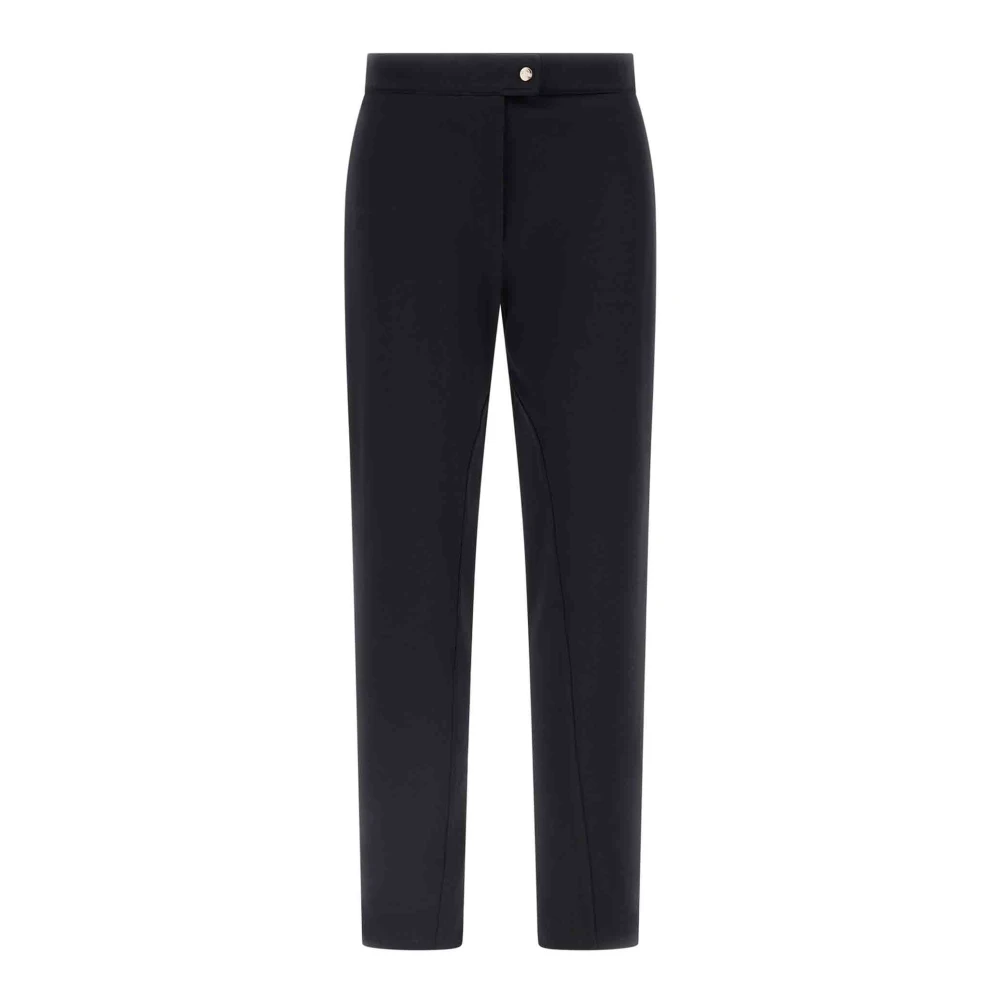Herno Women's Black Slim-Fit Trousers