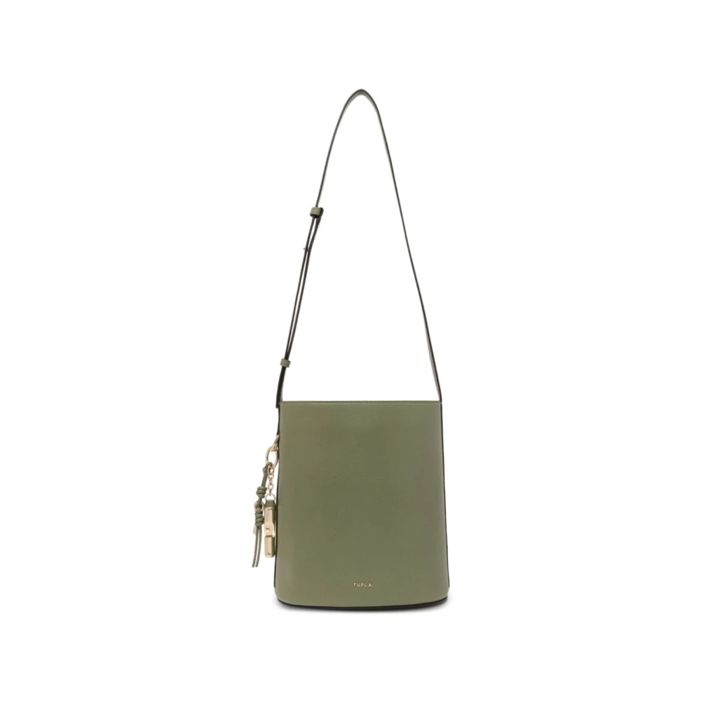 Furla Women's Green Bucket Bags, One Size, Roxie S Bucket Bag