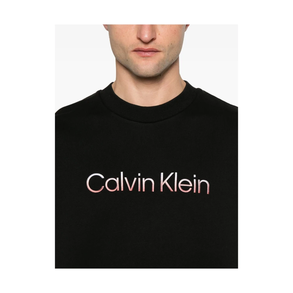 Calvin Klein Zwarte Sweater K10K114265 Black Heren