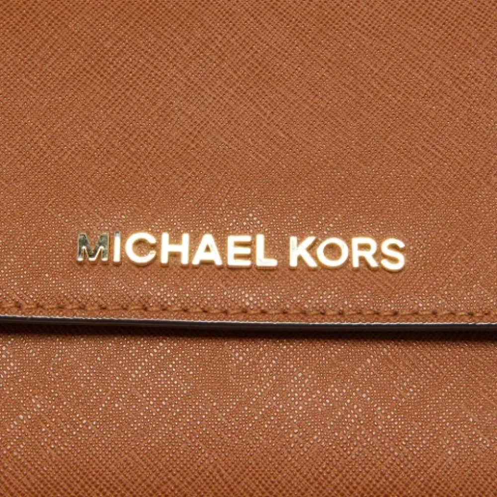 Michael Kors Pre-owned Leather wallets Brown Dames