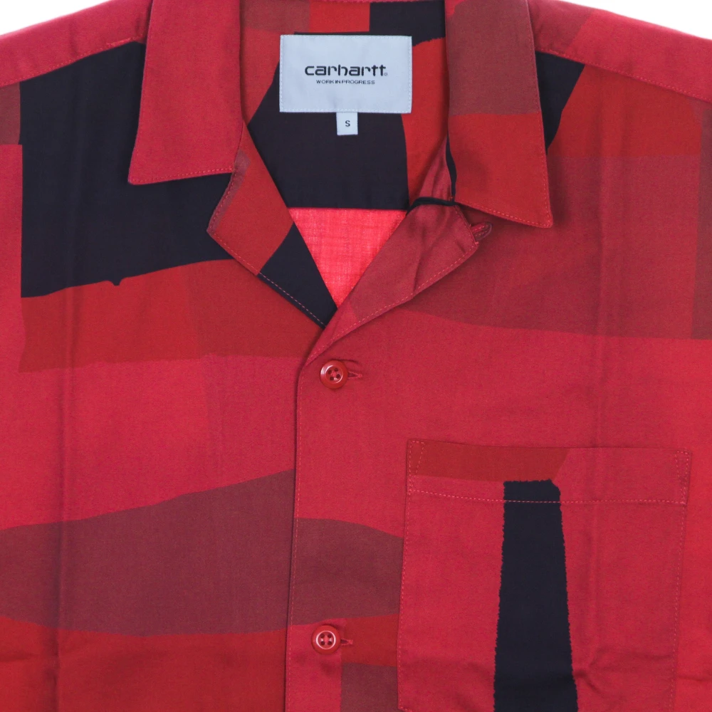 Carhartt WIP Geo Print Korte Mouw Shirt Multicolor Heren