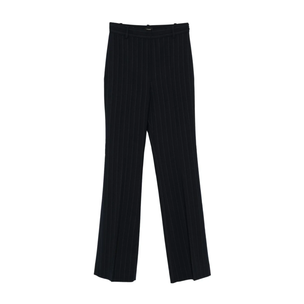 Pinko Women's Blue Wide Trousers - Wide Trousers - S - Trousers
