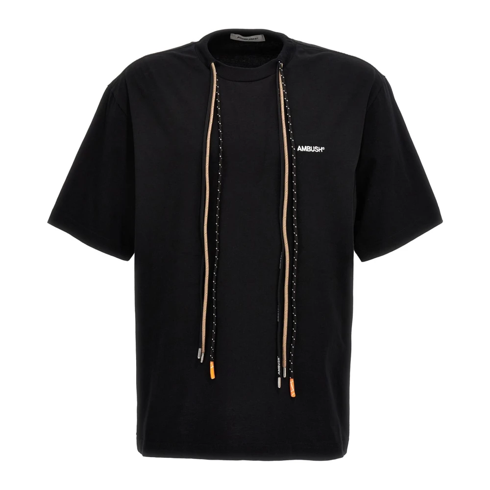 Ambush Men's Black Casual Cotton Tee Shirt