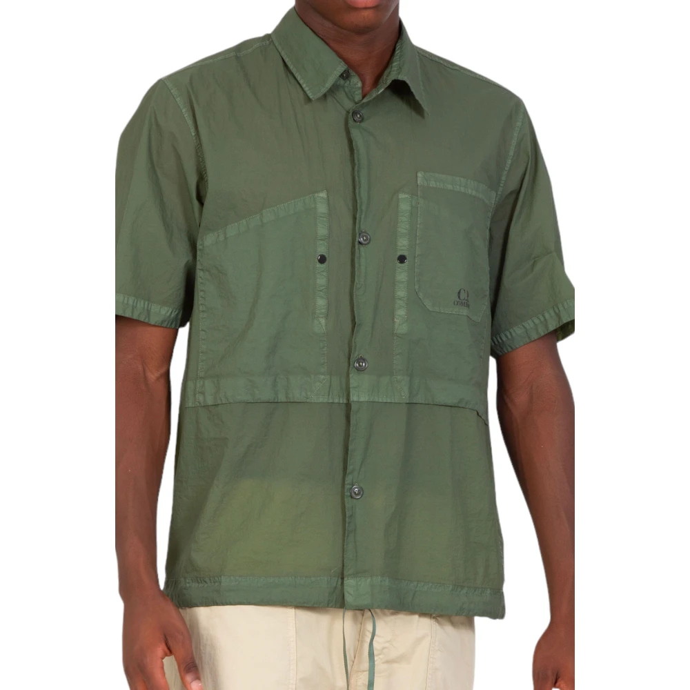 C.P. Company Magnetron Shirt in Licht Stijl Green Heren