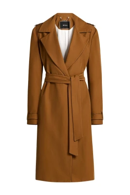 Skräddarsydd bomulls trenchcoat