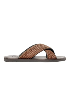 Ettore Raffia Sandal