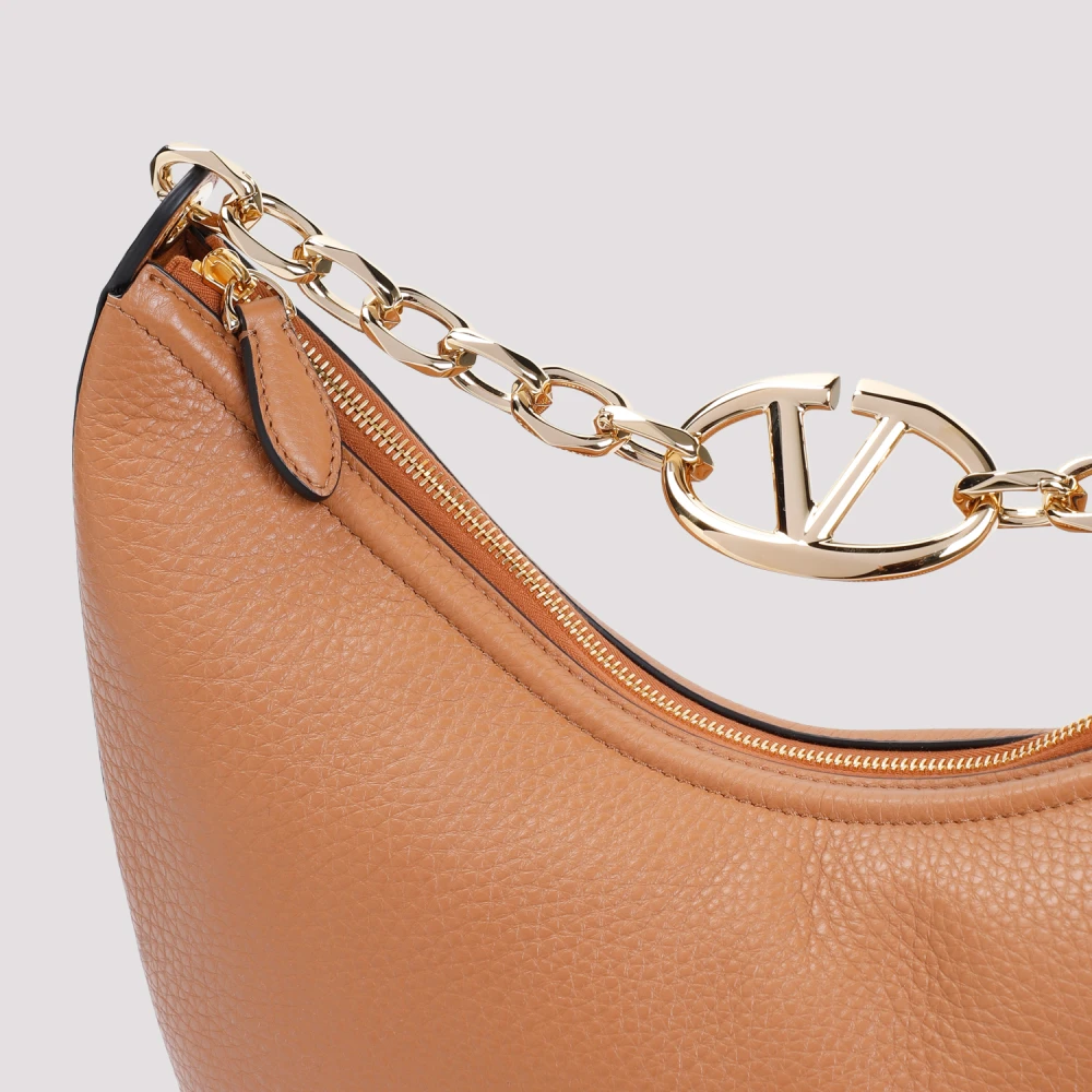 Valentino Garavani Moon Hobo Tas Nude Neutrals Beige Dames