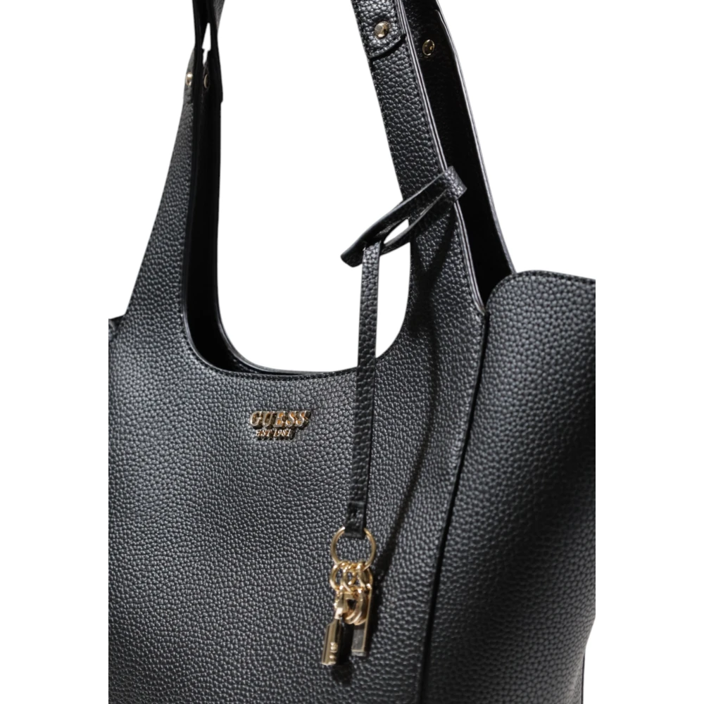 Guess Lente Zomer Dames Grote Tassen Collectie Black Dames
