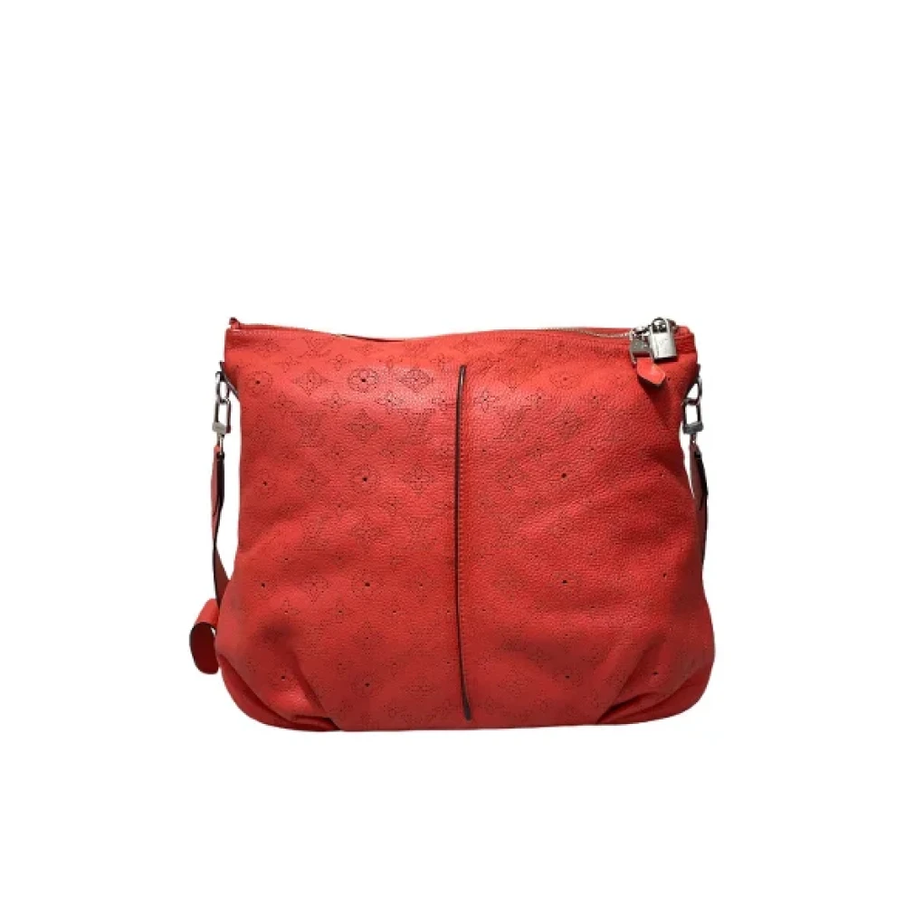 Louis Vuitton Vintage Pre-owned Leather louis-vuitton-bags Orange Dames