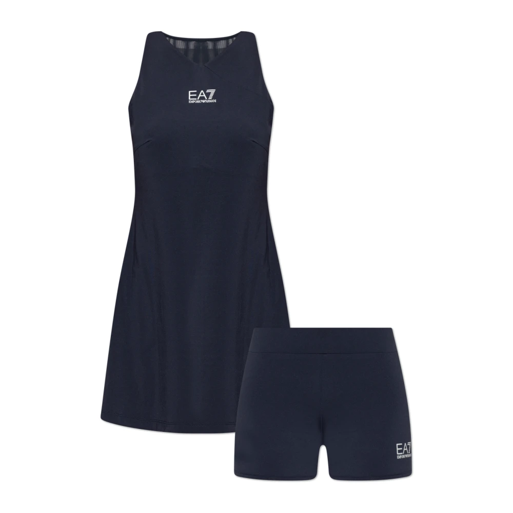 Emporio Armani Ea7 Damen Blau Jumpsuits & Playsuits, Mgröße: