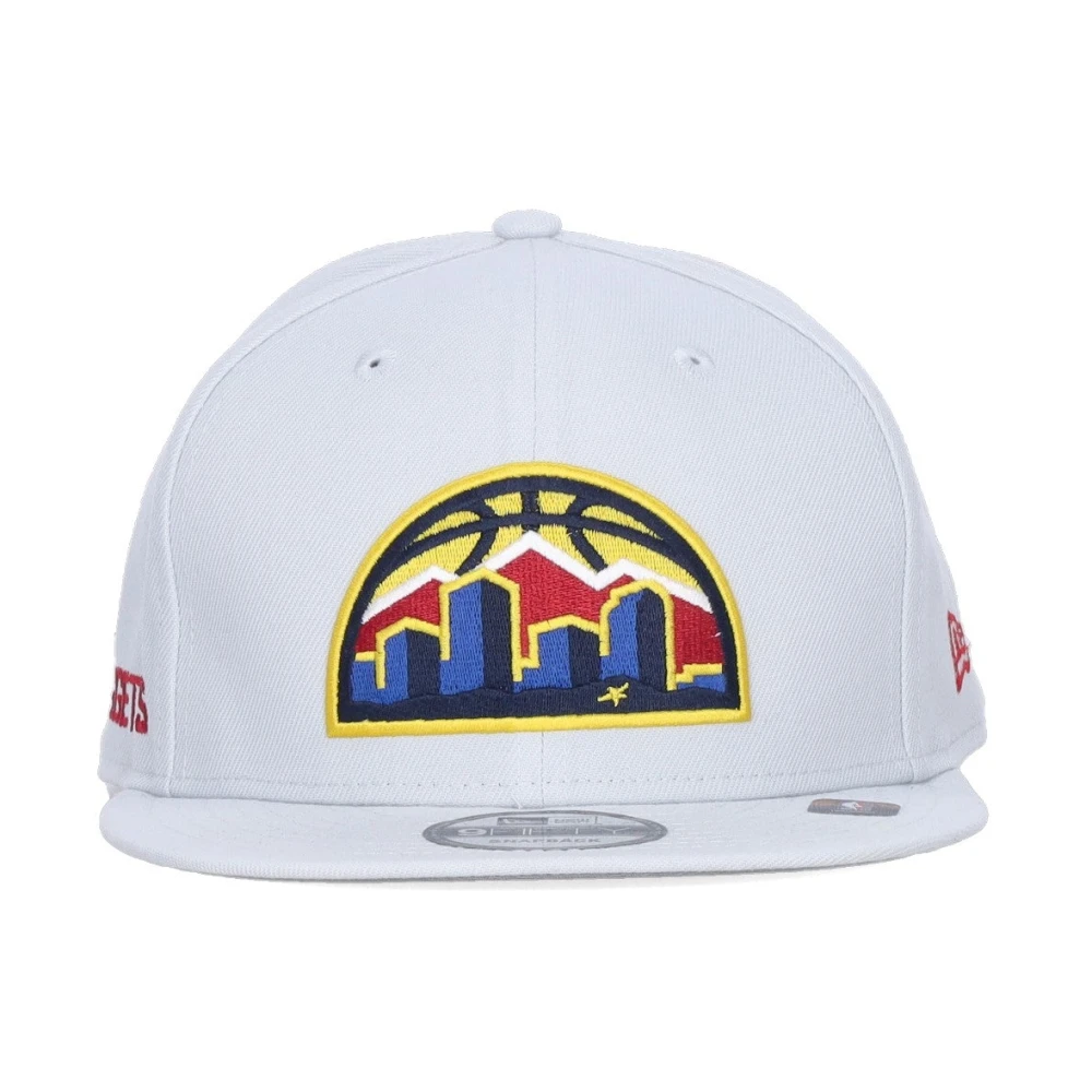 new era Denver Nuggets Platte Klep Pet White Heren