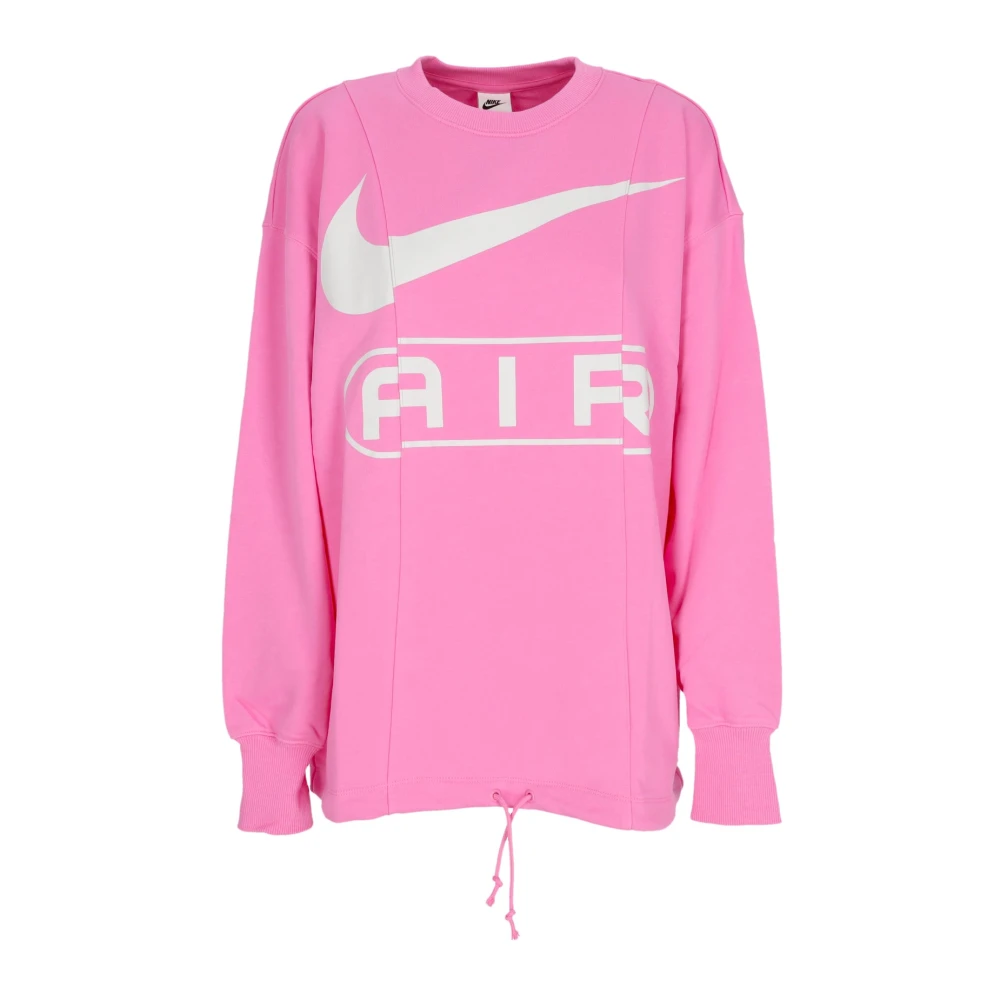 Nike Oversized Crewneck Sweatshirt Playful Pink Dames