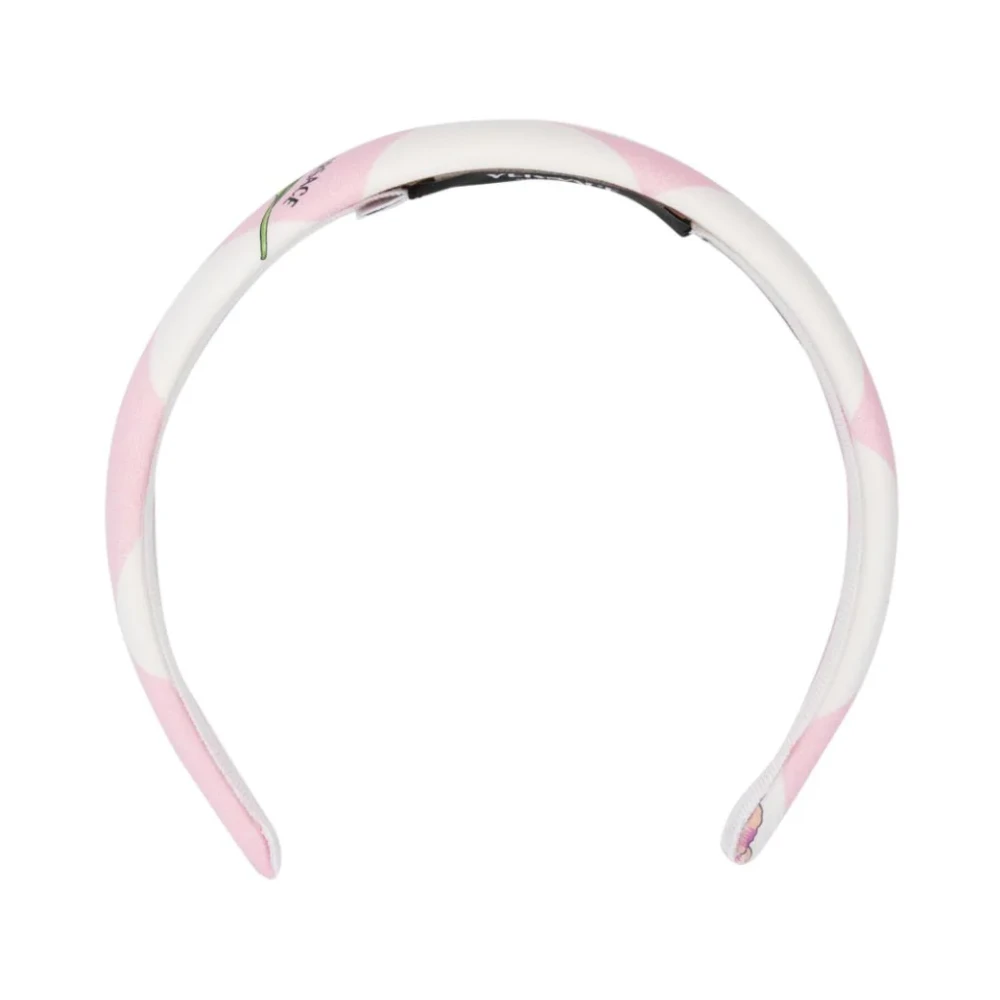 Versace Kinderhoed met speels bloemenpatroon Pink Dames