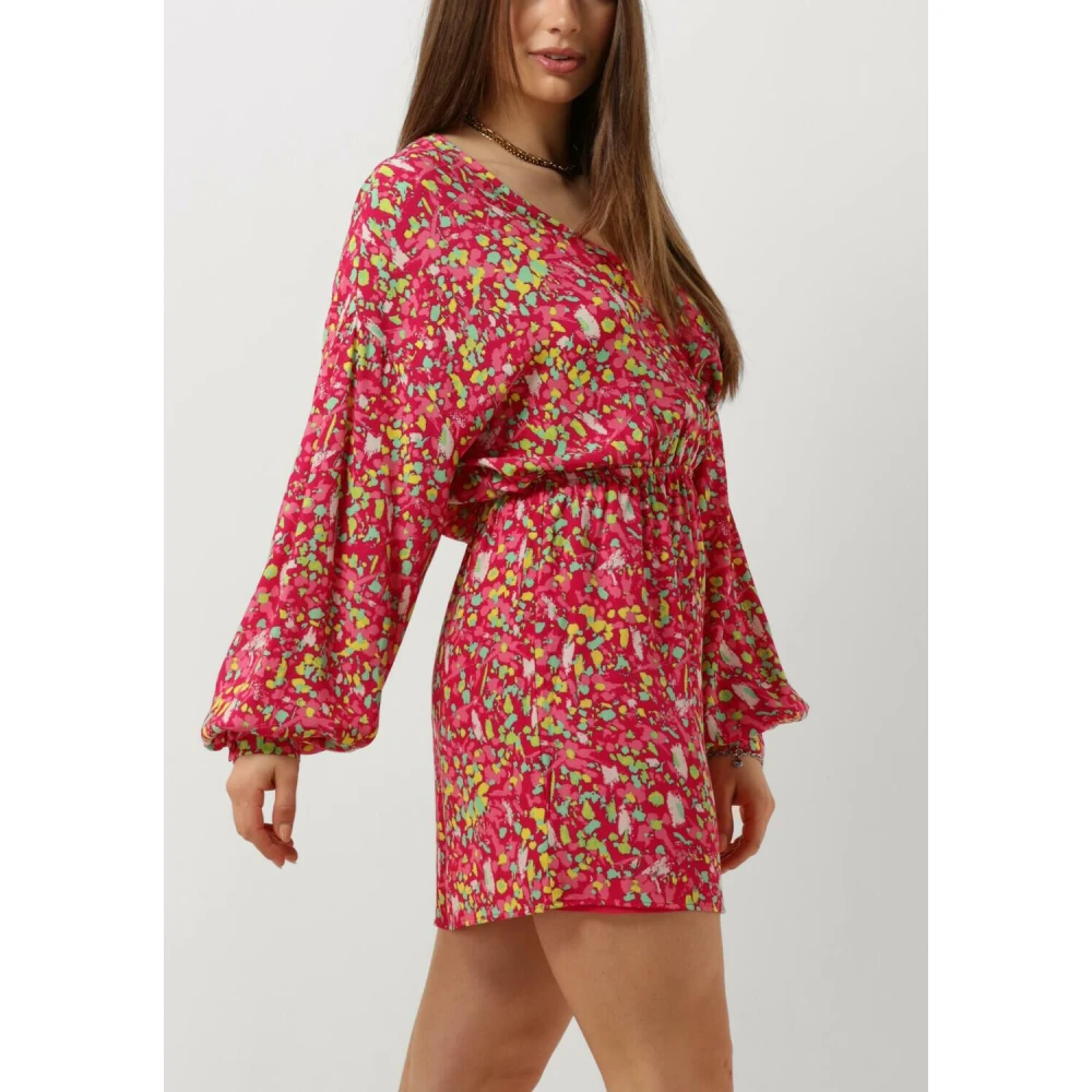 Alix The Label Bloemen Wikkeljurk voor Dames Multicolor Dames