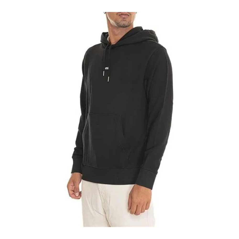 Hugo Boss Heren hoodie We_Calcehood Black Heren