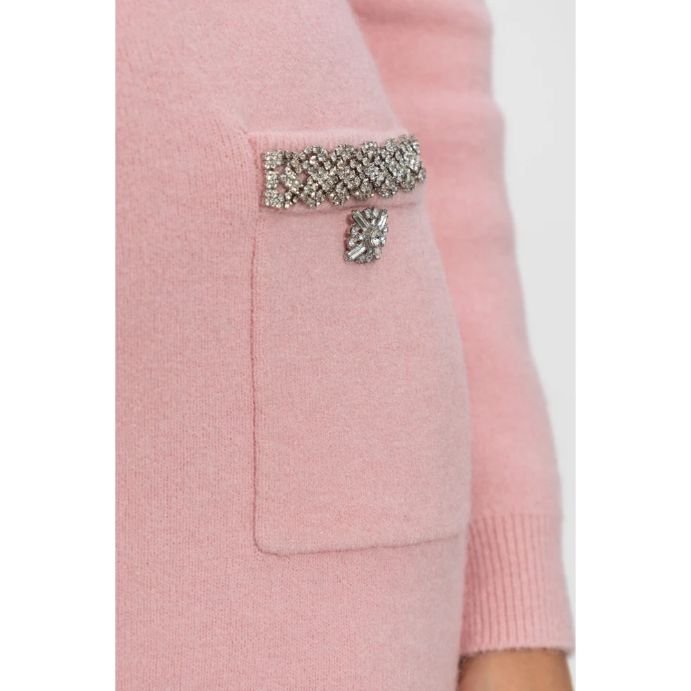 Self Portrait Rok met zakken Pink Dames
