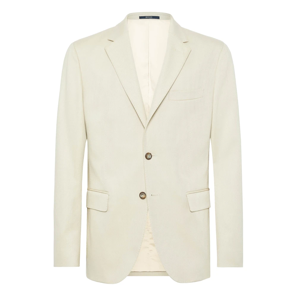 Boggi Milano Cernobbio Jas Beige Heren