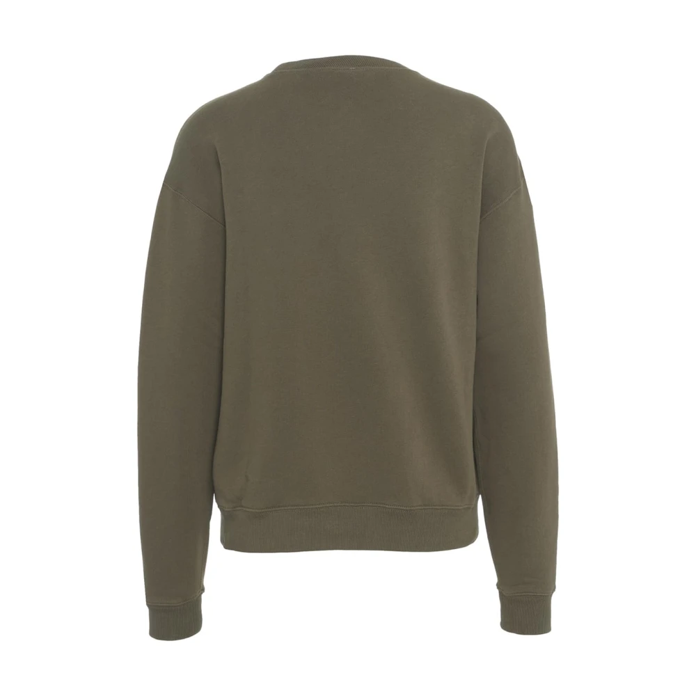 Polo Ralph Lauren Groene Logo Geborduurde Sweatshirt Green Dames