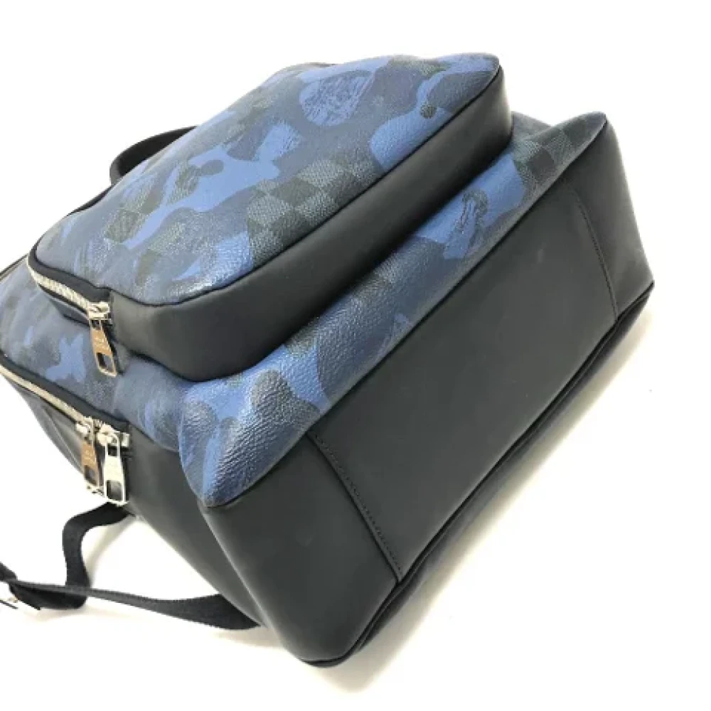 Louis Vuitton Vintage Pre-owned Fabric shoulder-bags Blue Heren