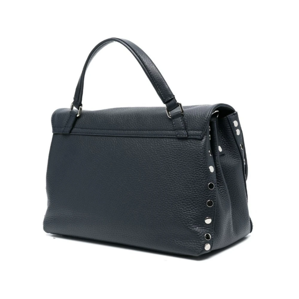 Zanellato Blauwe Leren Handtas Elegant en veelzijdig Blue Dames
