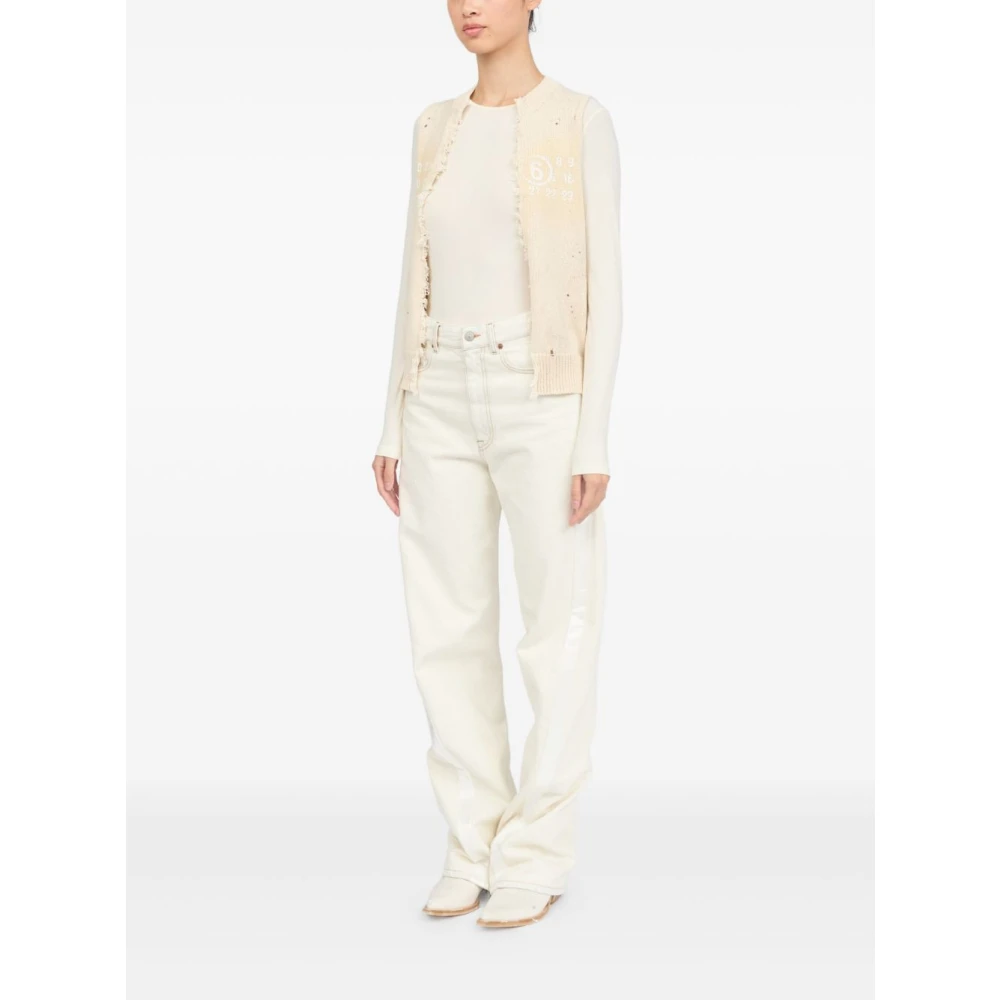 MM6 Maison Margiela Witte Jassen voor Stijlvolle Look White Dames