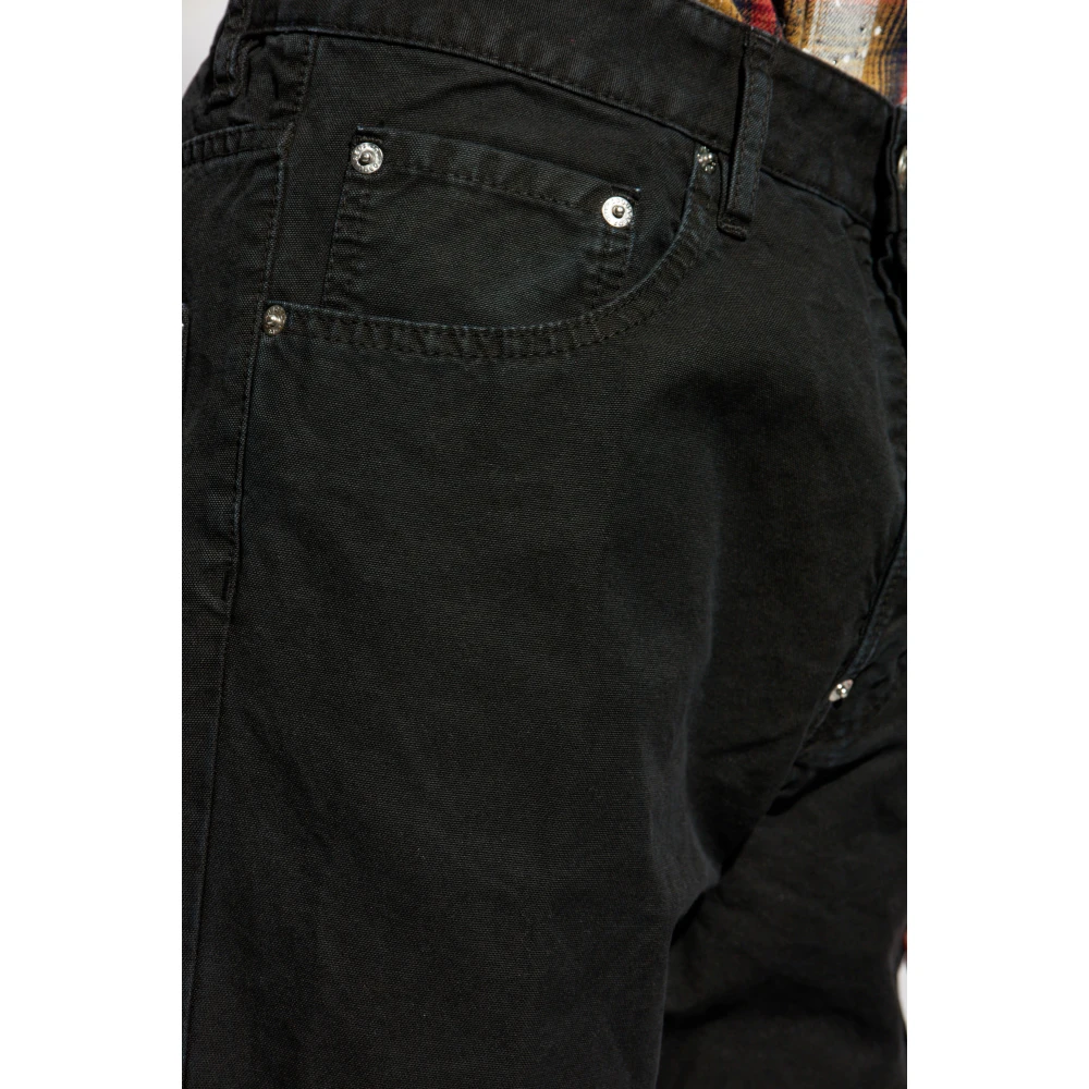 Dsquared2 Broek met logo Black Heren