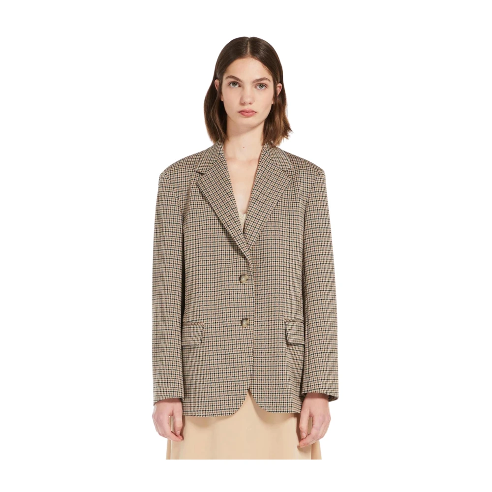 Max Mara Veletta Jas Multicolor Dames