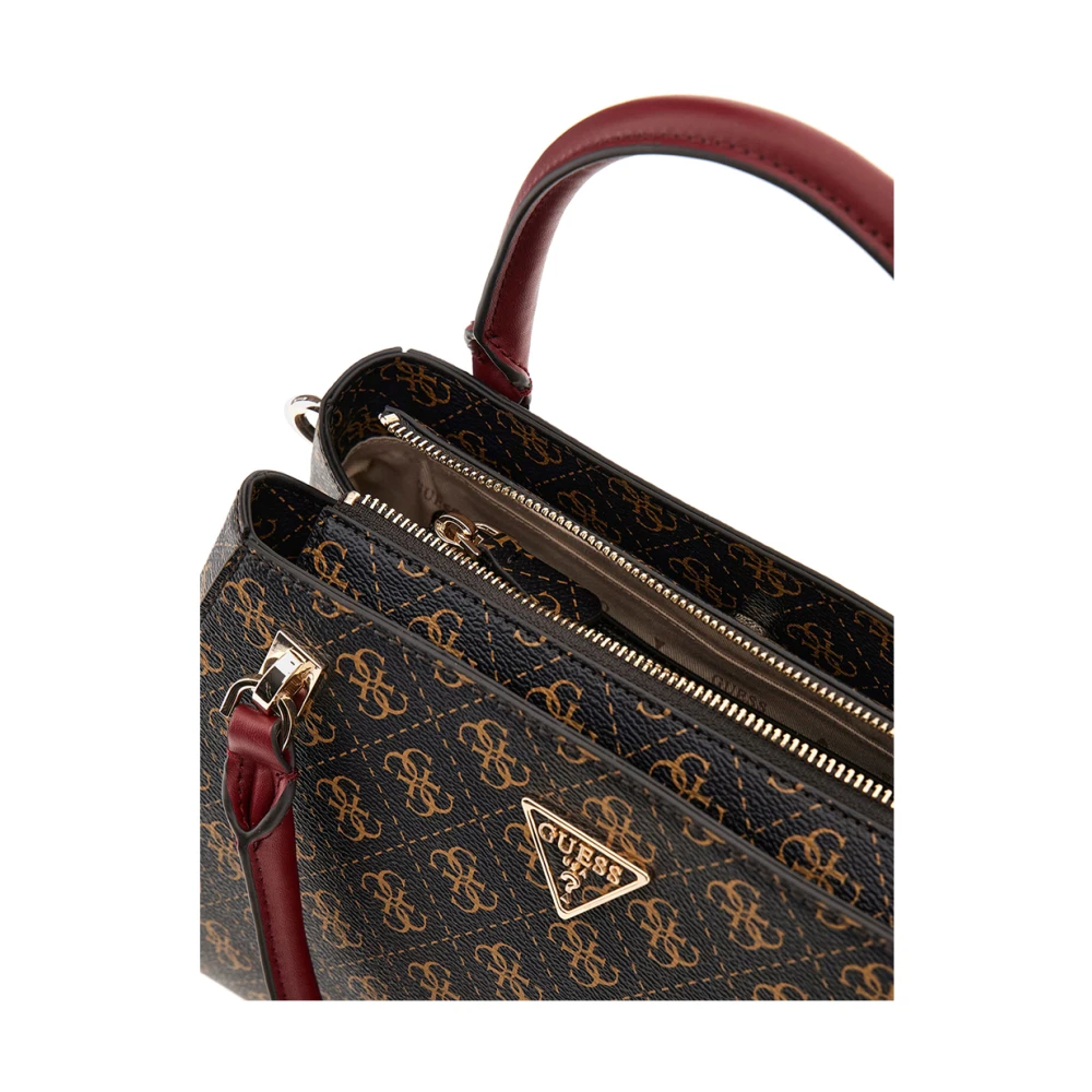 Guess Bruine handtas met gouden details Brown Dames
