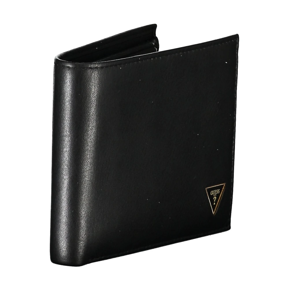 Guess Heren Portemonnee Zwart met Muntvak Black Heren