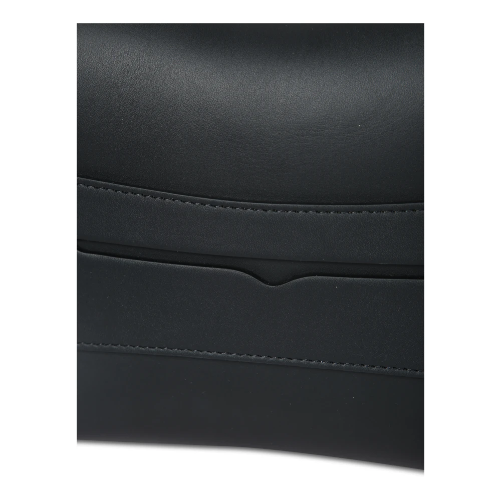 JW Anderson Minimalistische Tas met Zilveren Afwerking Black Dames