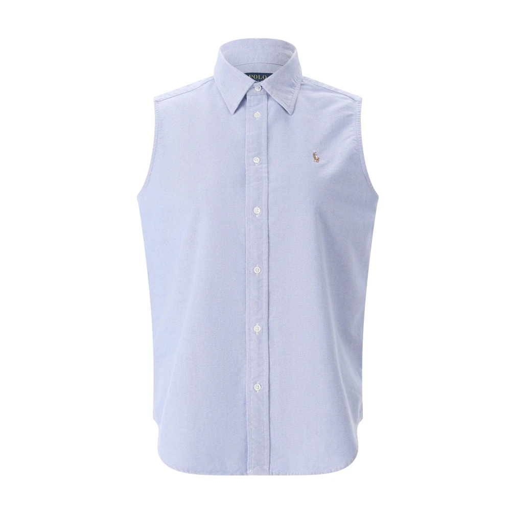 Polo Ralph Lauren Donna Blu Camicette Xs, New,