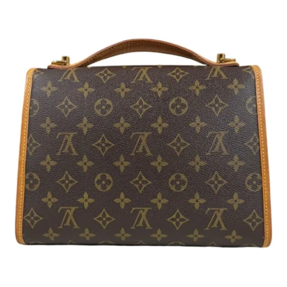 Louis Vuitton Vintage Pre-owned Canvas shoulder-bags Brown Dames