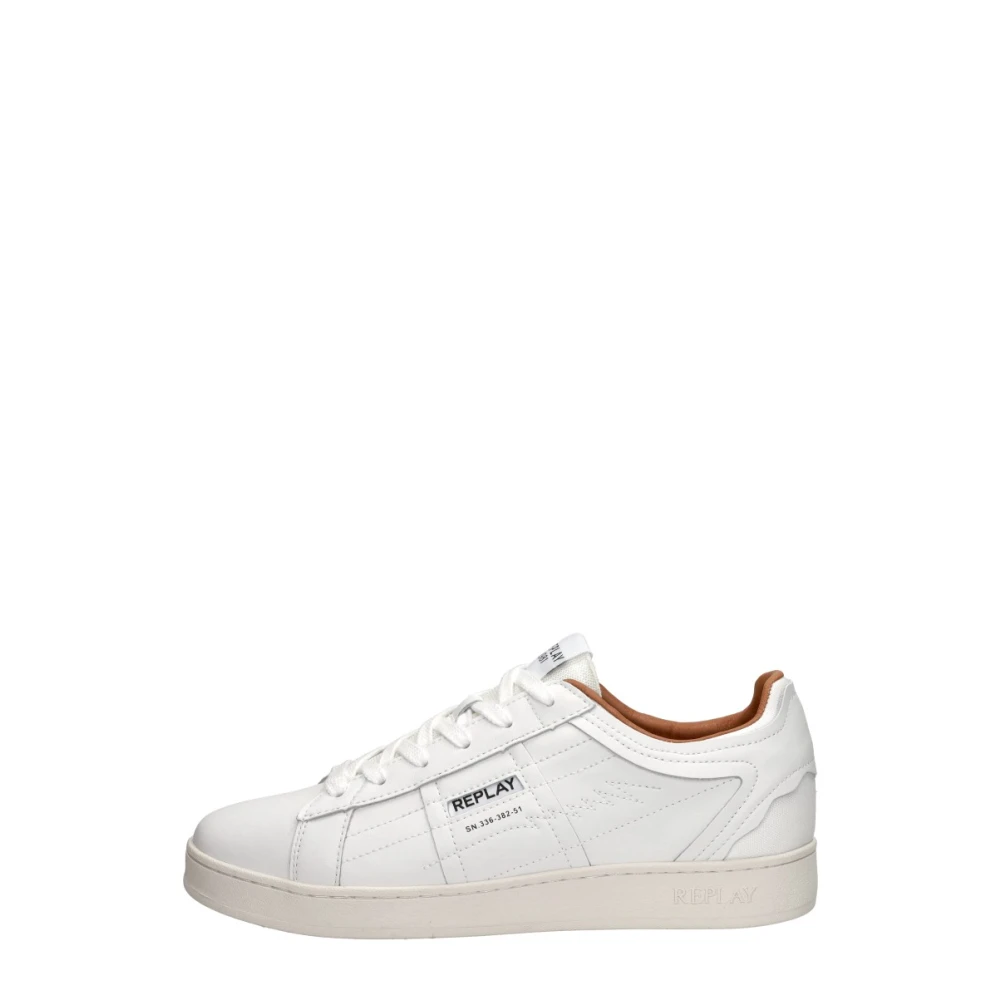 Replay Smash Pro Lay Sneakers Laag Heren Schoenen Wit