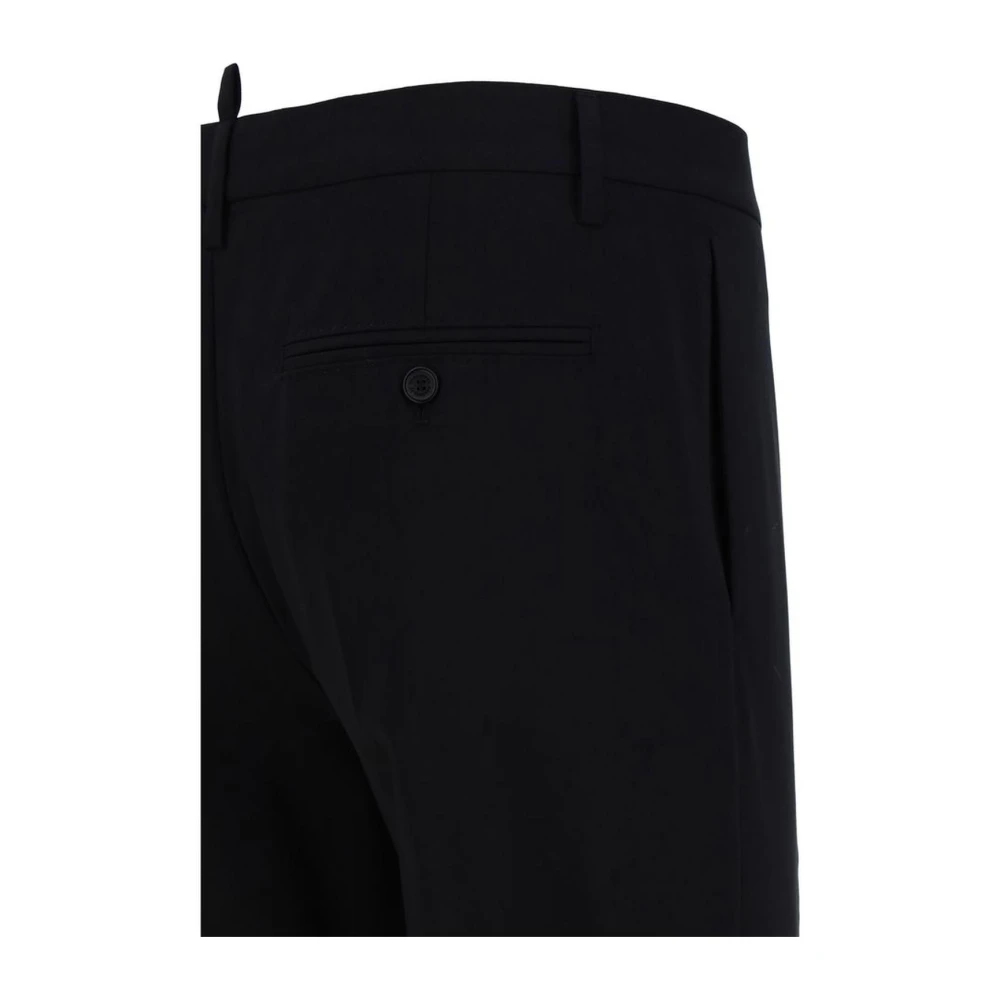 Dsquared2 Klassiek Revers Wollen Pak Blue Heren