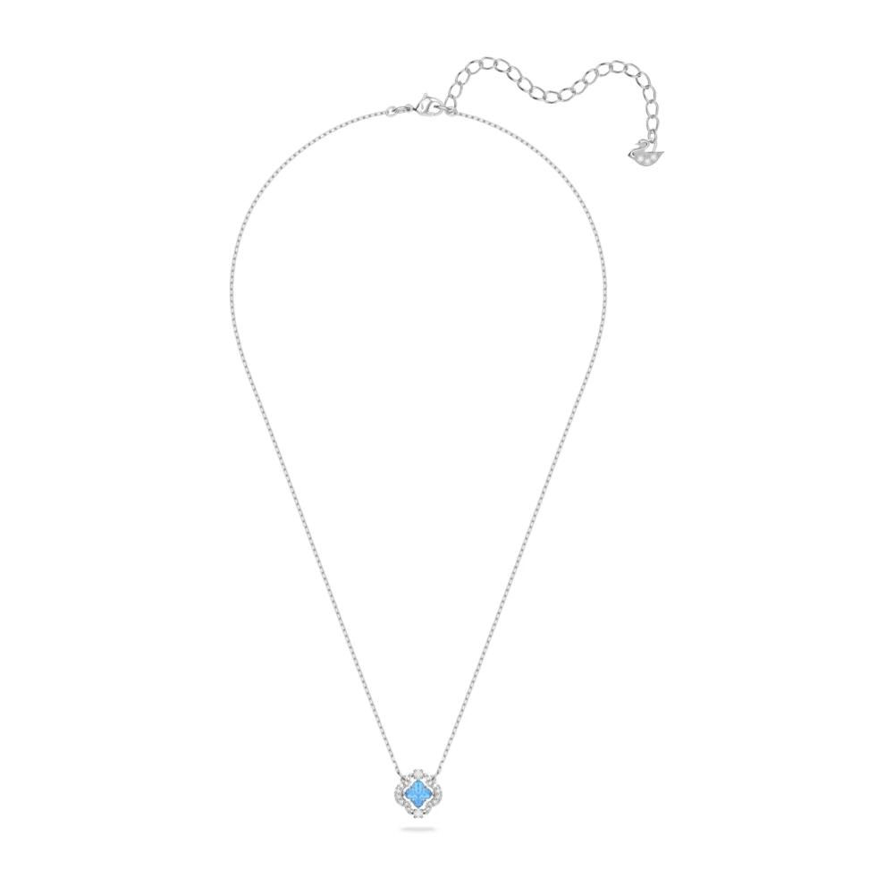 Swarovski Women's Gray Necklaces, One Size, Dance Glücksklee Necklace