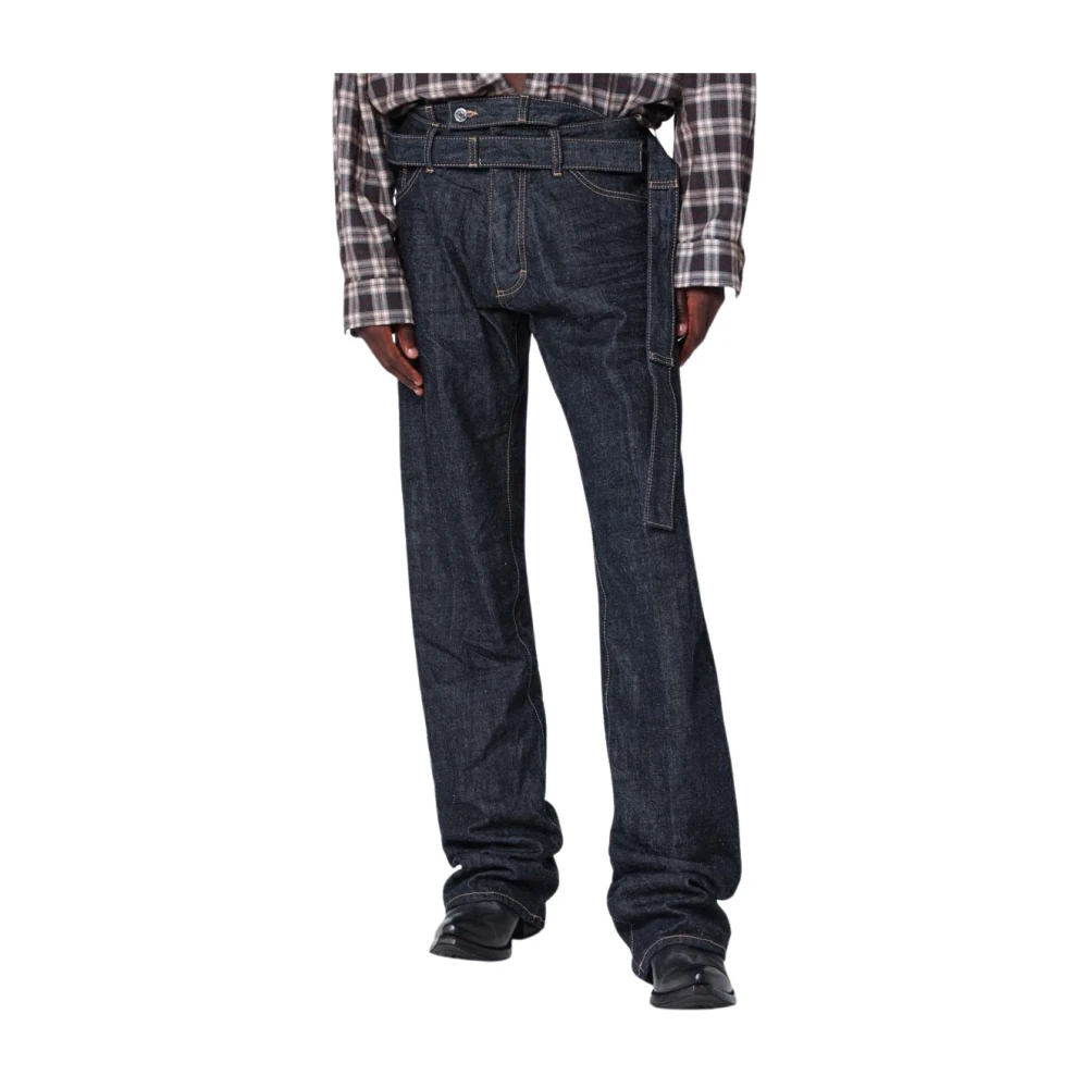 Dsquared2 Men's Blue Straight Fit Jeans, Xl, Pantalone Regolare Magliano