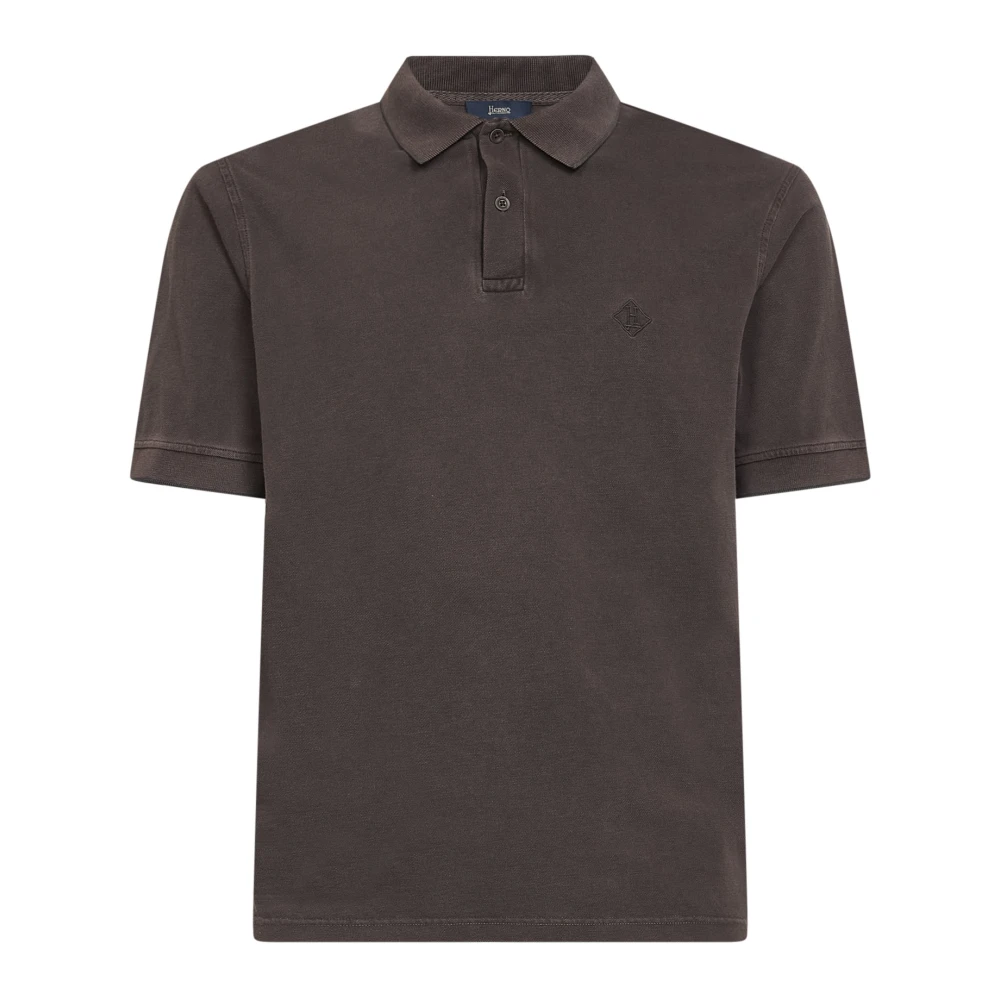 Herno Hombre Marrón Camisetas, Talla: L