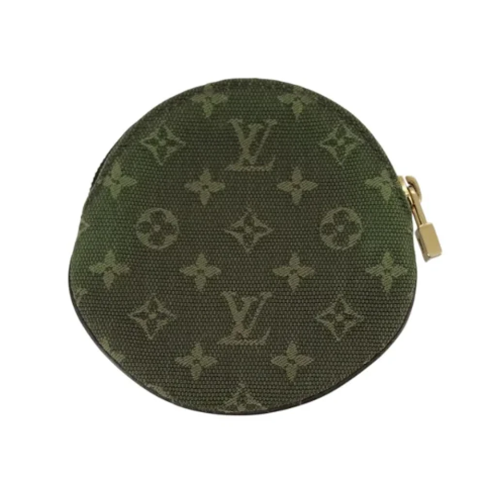 Louis Vuitton Vintage Pre-owned Canvas wallets Green Dames