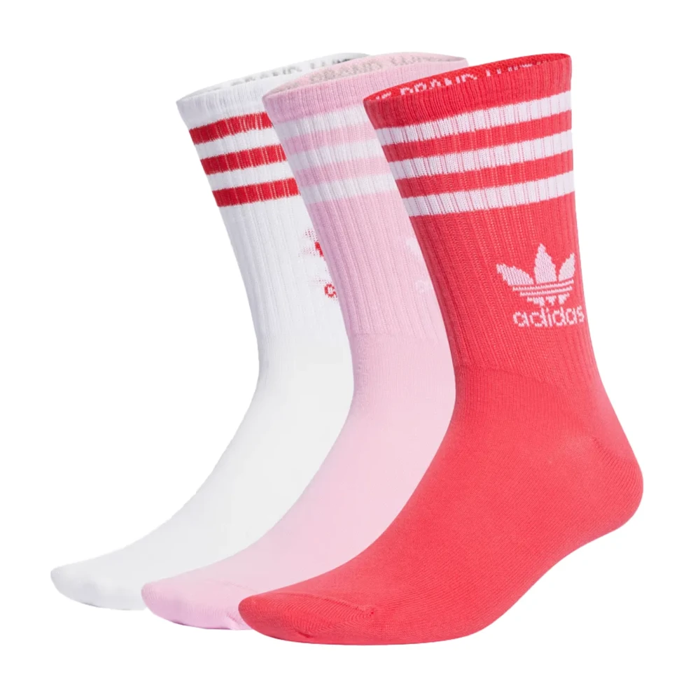 Adidas Mid Cut Crew Socks Multicolor Unisex