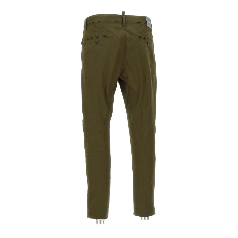 Dsquared2 Groene Ranger Chino Pant Broek Green Heren