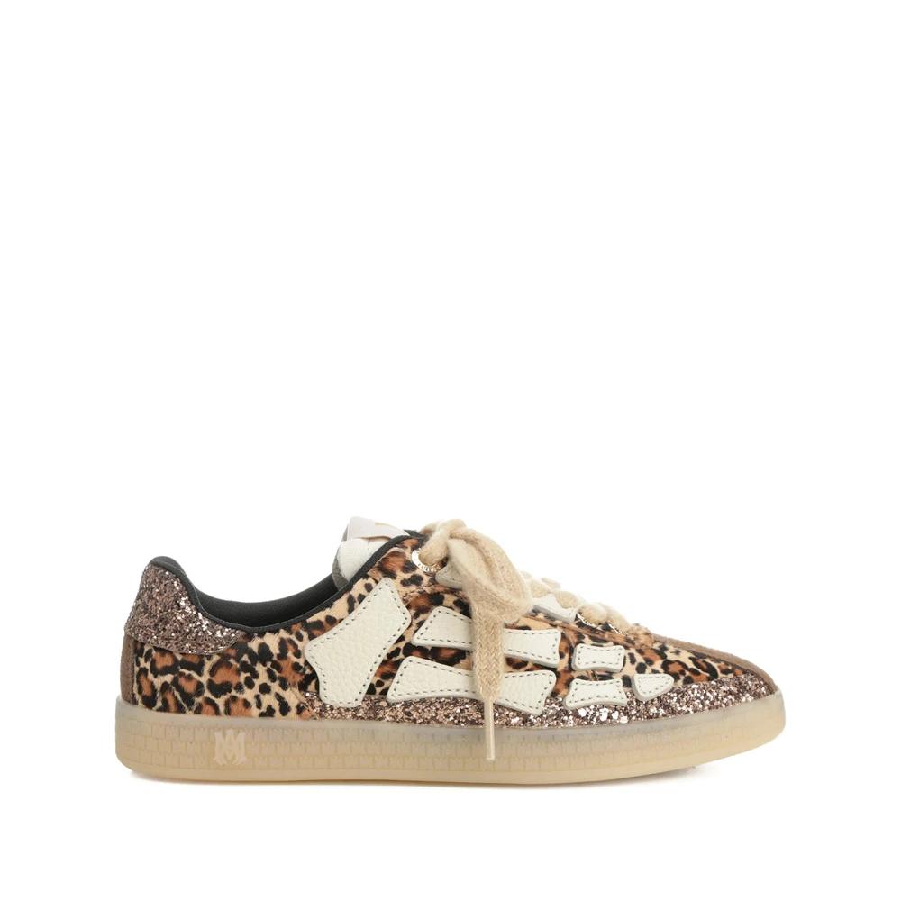 Amiri Sneakers met luipaardprint Dames Schoenen Bruin