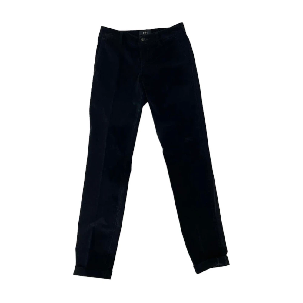 Fay - Trousers > Chinos - Black - Fay - Modalova
