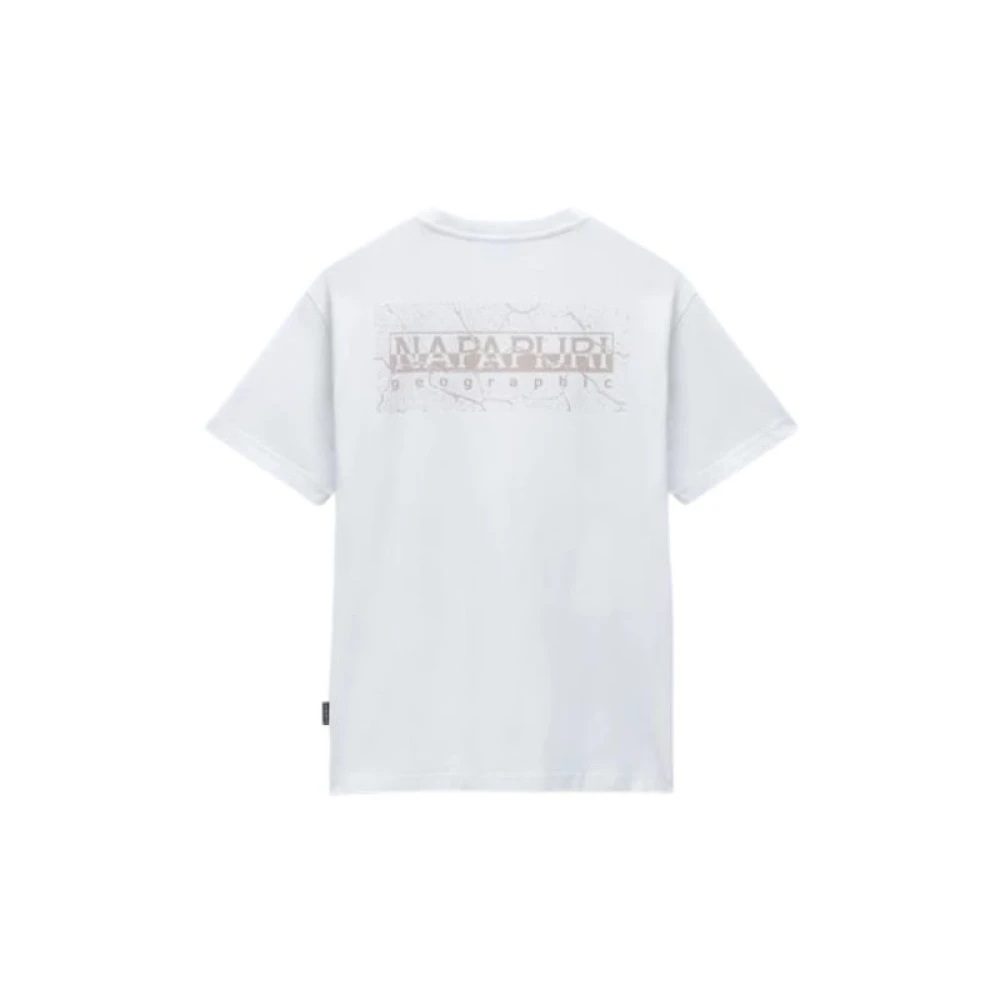 Napapijri Heren Albula Korte Mouw T-Shirt White Heren