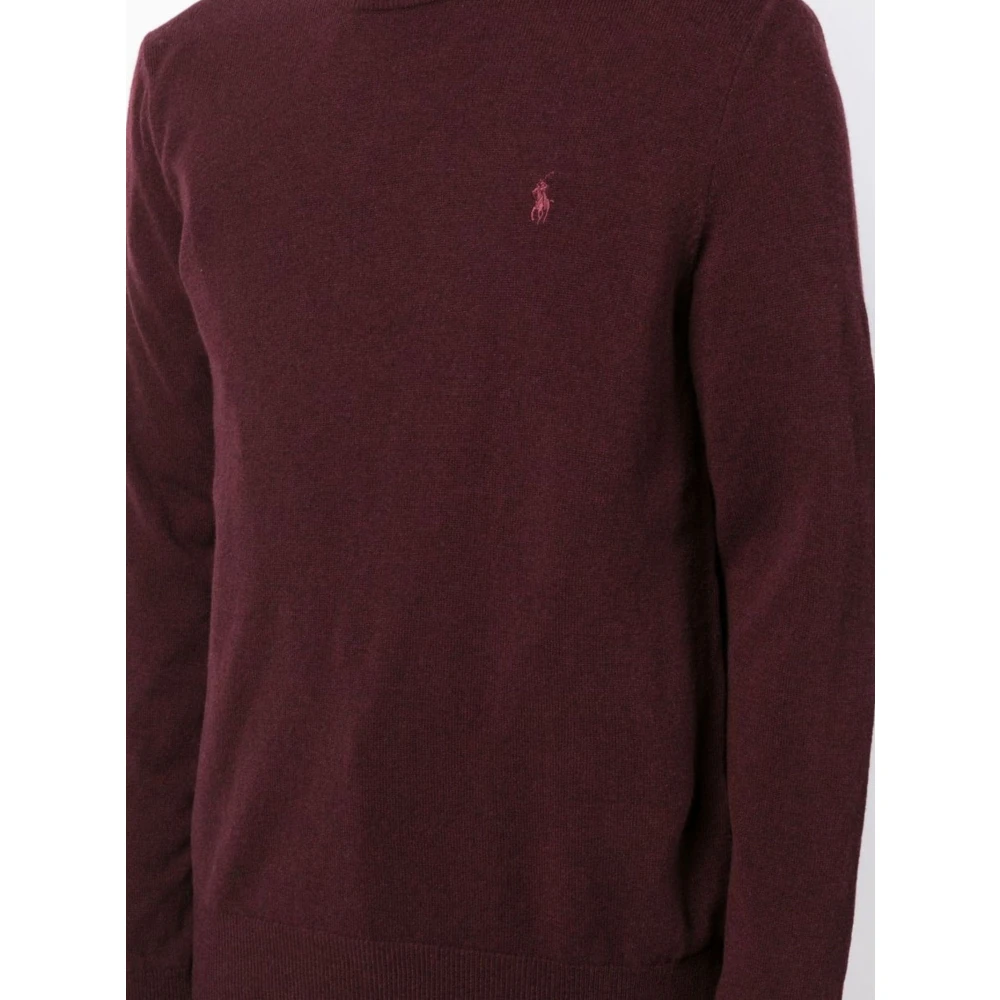 Ralph Lauren Bordeaux Woltrui met Polo Pony Red Heren