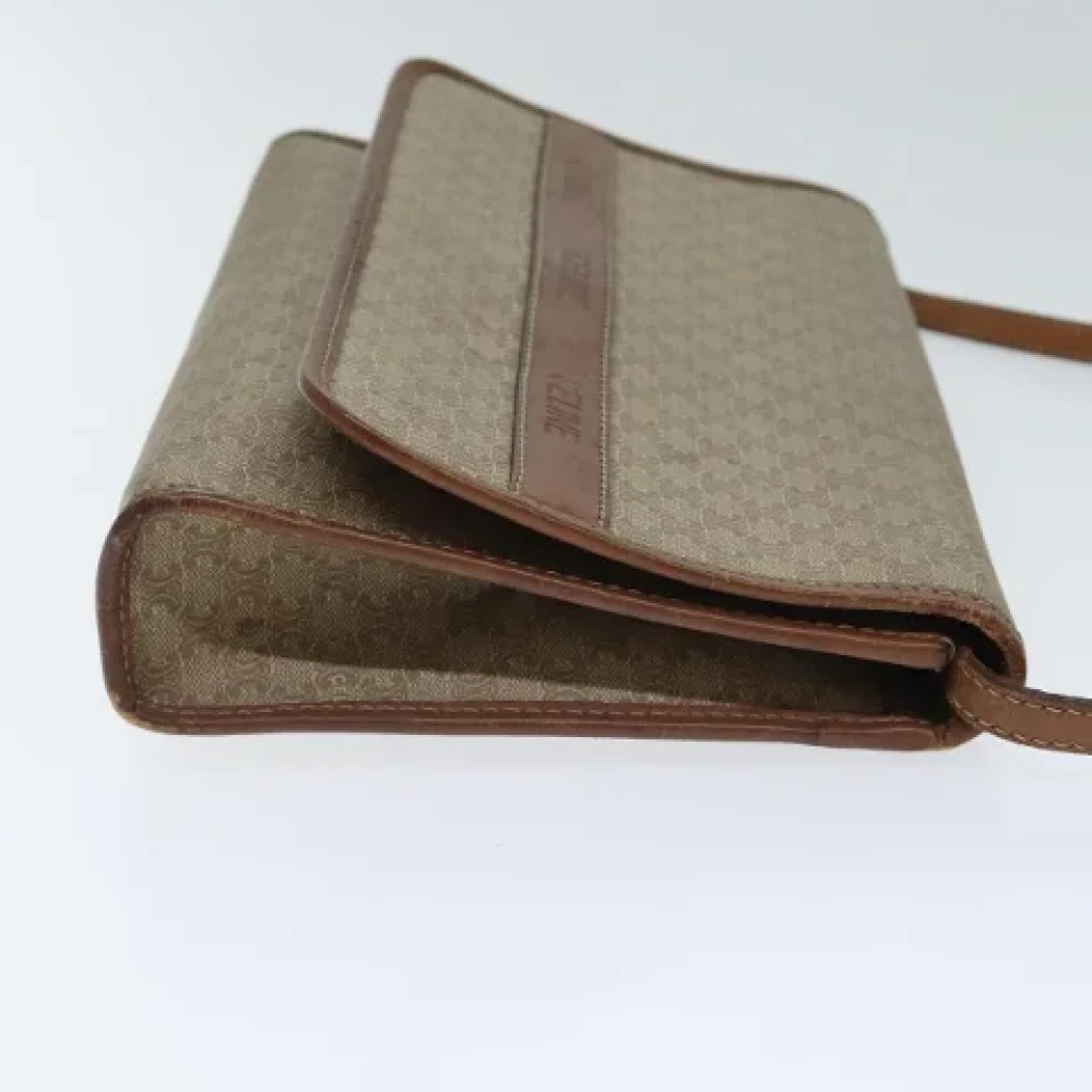 Celine Vintage Pre-owned Canvas celine-bags Beige Dames
