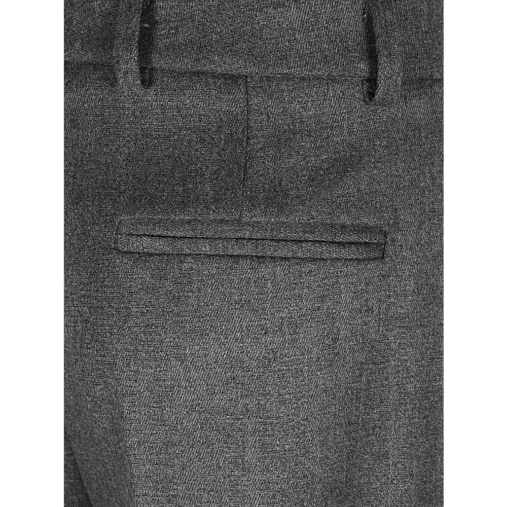 Mauro Grifoni Wijde Grijze Wollen Broek Gray Dames